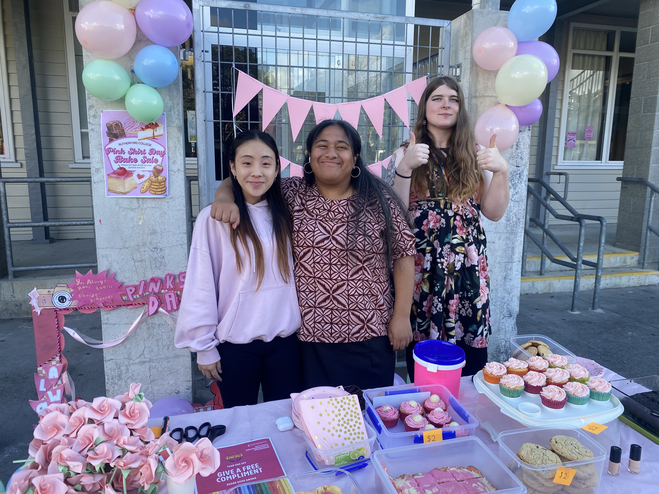 Rutherford Stands Up for Mental Health, Raising $1131 on Pink Shirt Day!