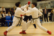 Cameron Deo dominating in Kata and Kumite