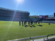 Student attend Blues Captain Run