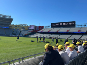 Student attend Blues Captain Run
