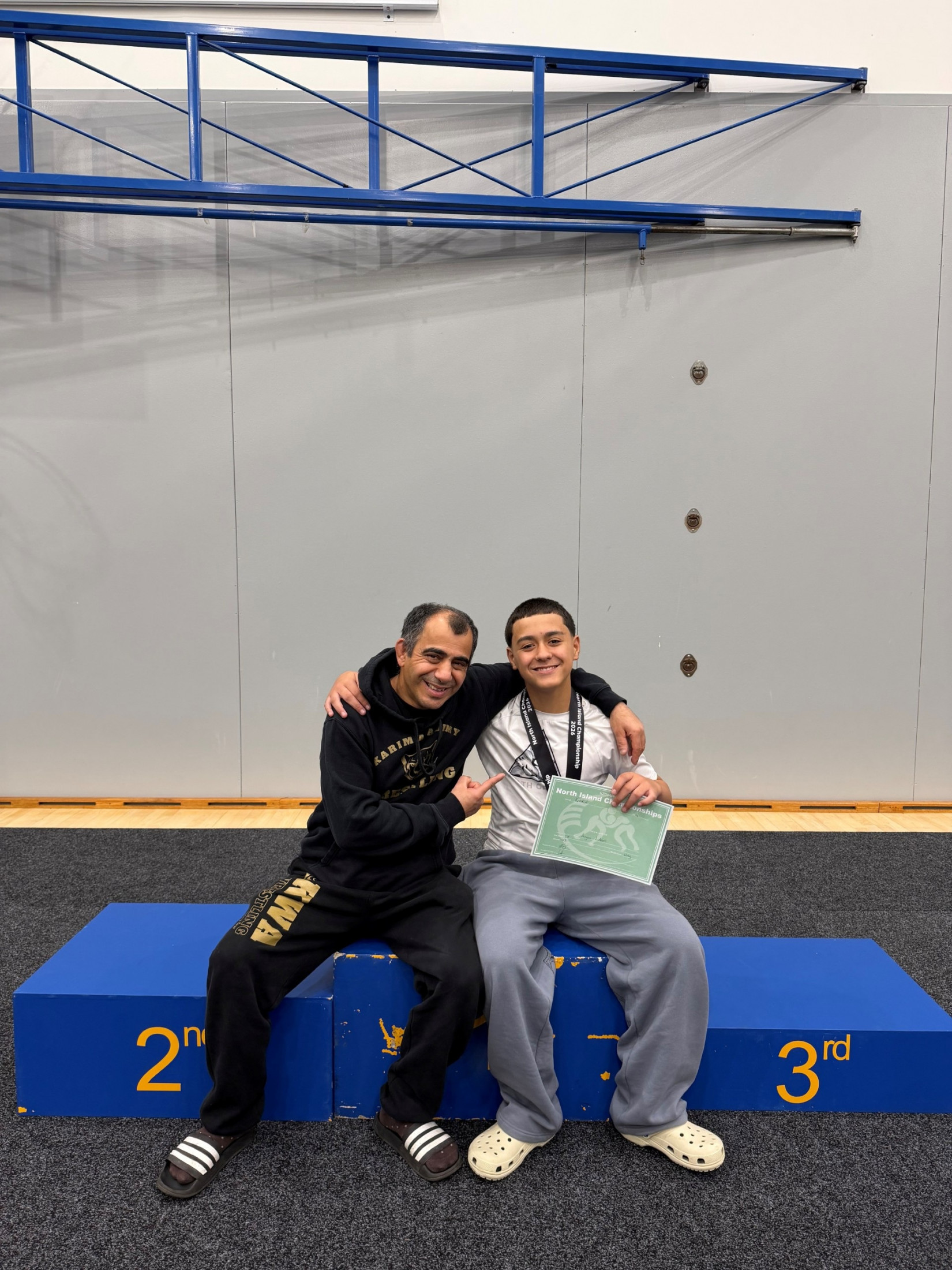 Aaryan excels in Wrestling and Jiu-Jitsu