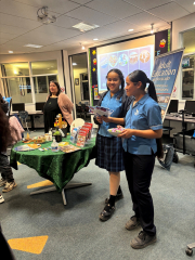Community Education participating in the Rutherford College Open Evening event